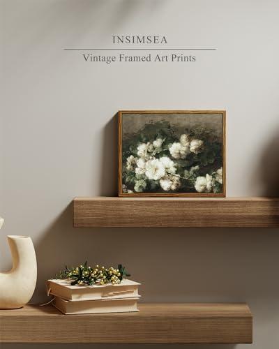 Vintage Flower Canvas Wall Art Review: InSimSea Aesthetic Decor for Bedroom & Office