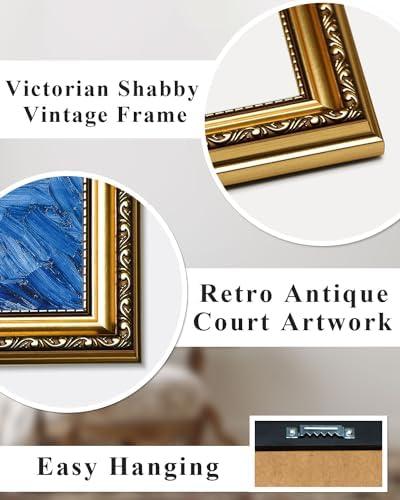 Golden Nostalgia: ARPEOTCY Vintage Gold Framed Wall Art Review