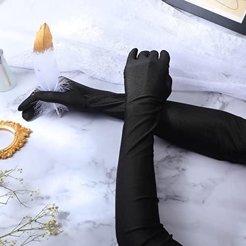 Glamour Galore: Our Review of Laumoi 12 Pairs Long Satin Gloves