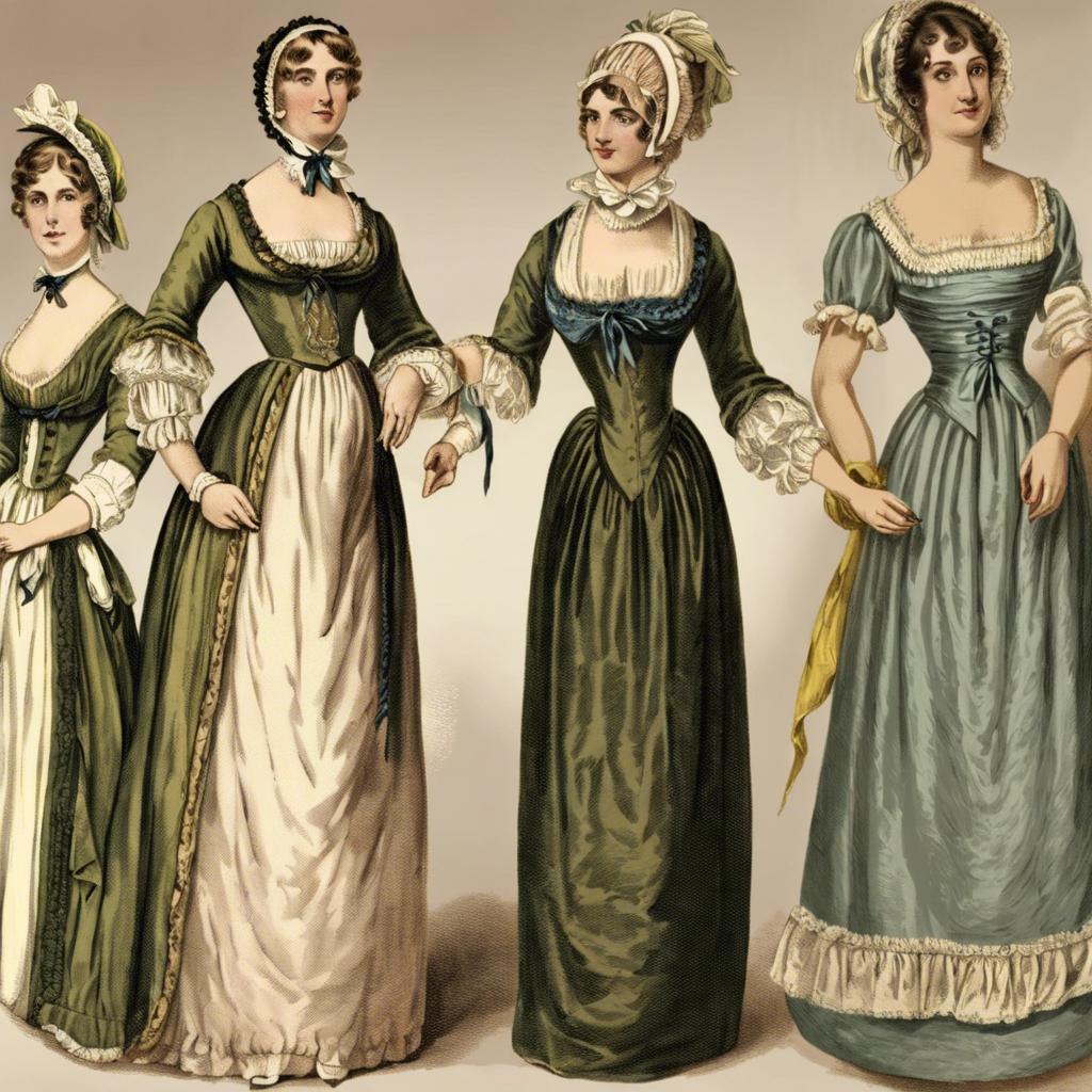 Popular ⁤Fabrics and Styles for Regency Era Womens Clothing