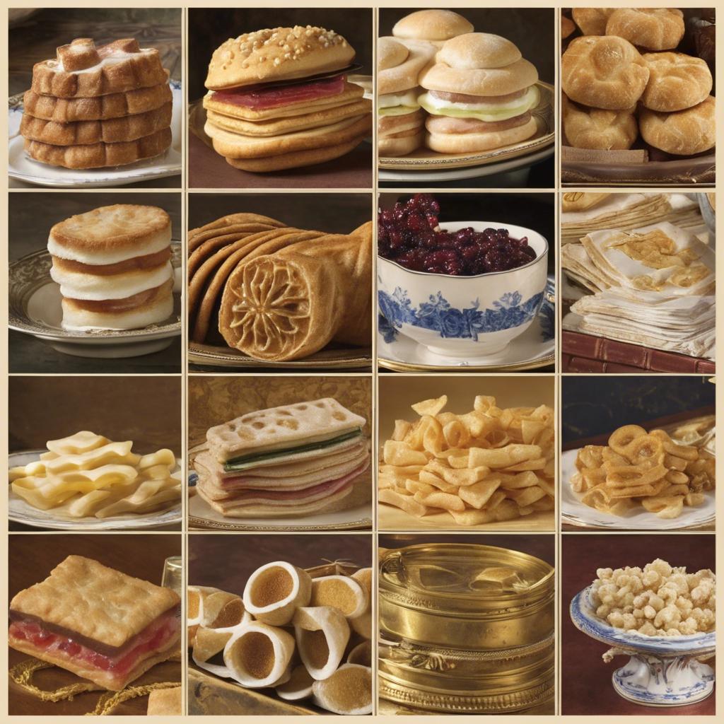 Popular snacks during the Regency era