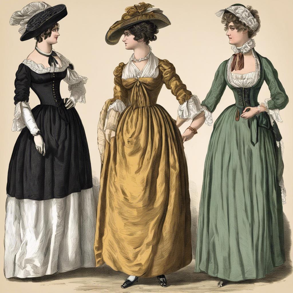 Regency‍ Fashion: Contrasting Styles and Influences