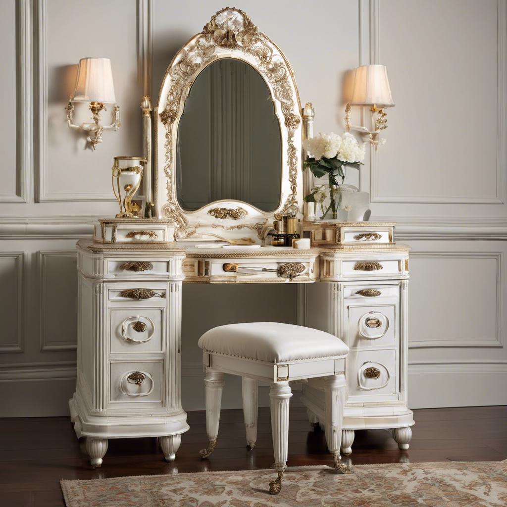 Regency Era ⁢Vanity: A Reflection of Style and Elegance