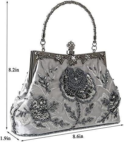 Our Review: Women's Vintage Floral Beaded Rhinestone Clutch