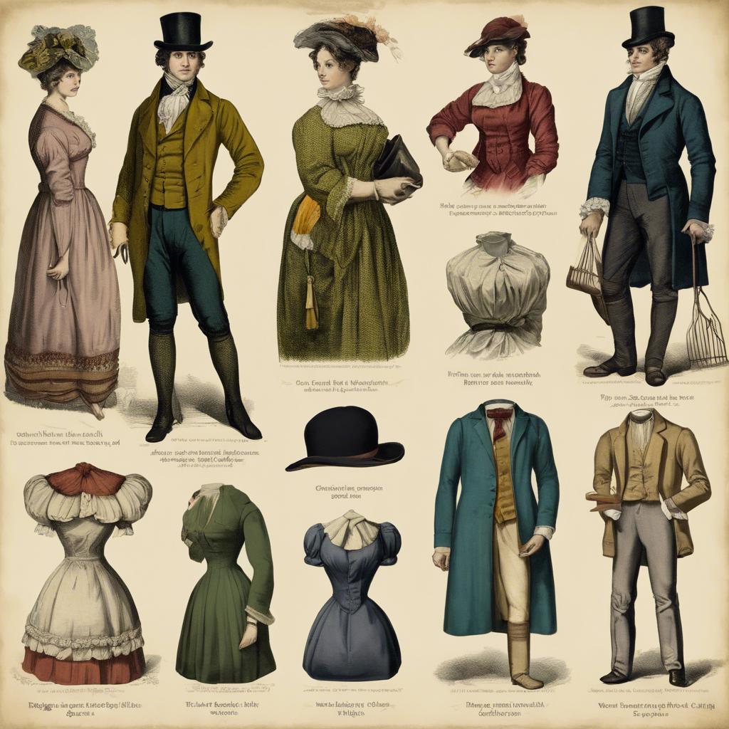 regency era working class clothing