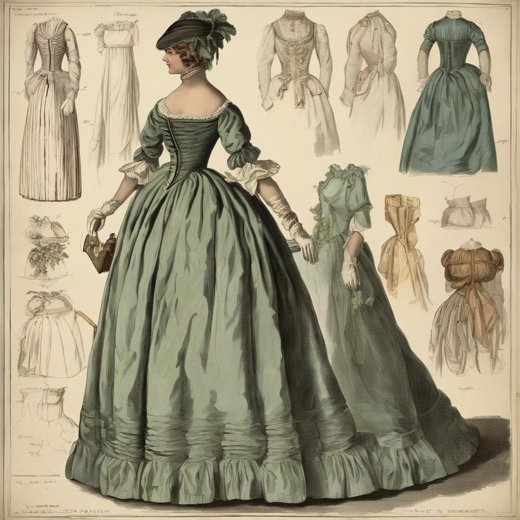 regency era kleid