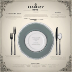 regency era dinner menu