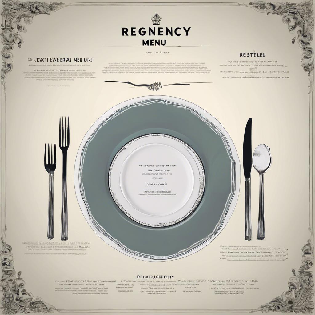 regency era dinner menu