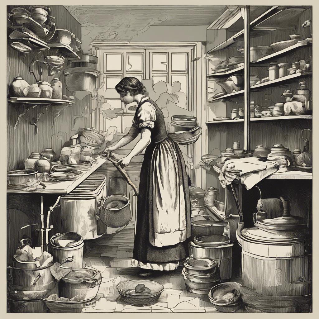 Origins and Duties ⁣of the Scullery Maid