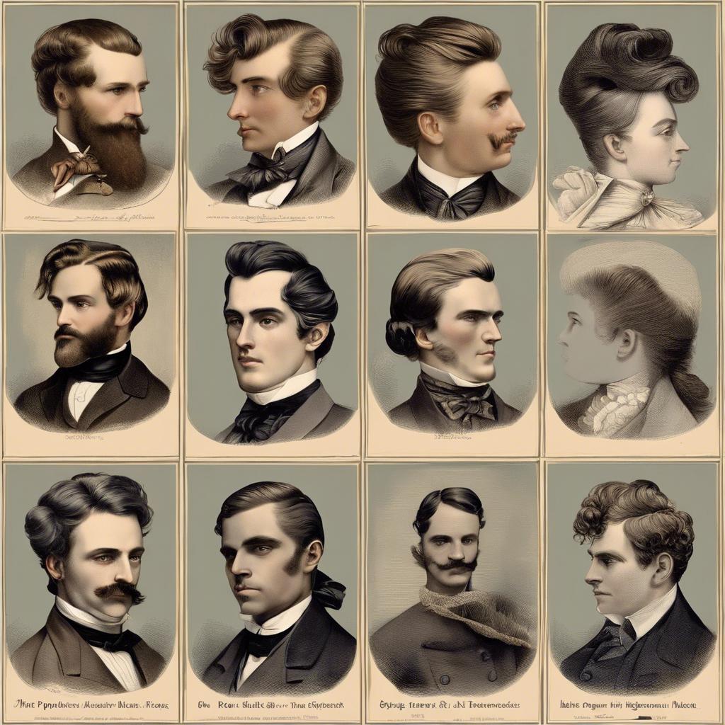 Popular Hairstyles for Men in the 1800s