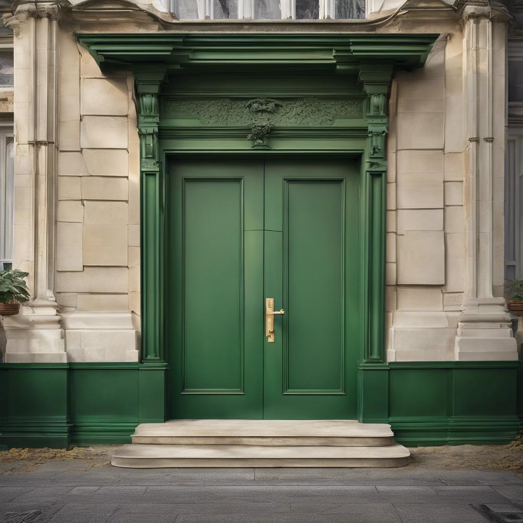 Origins of Green Baize Doors in​ Historical Residences