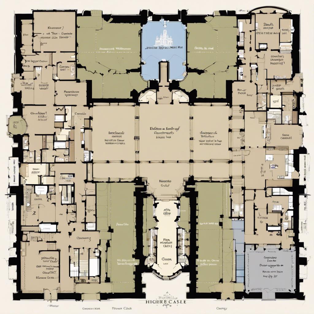 floor plan highclere castle