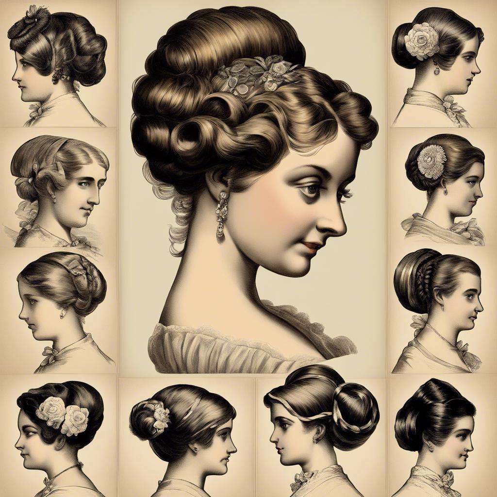 Elegant Regency Hairstyles for Women of High Society