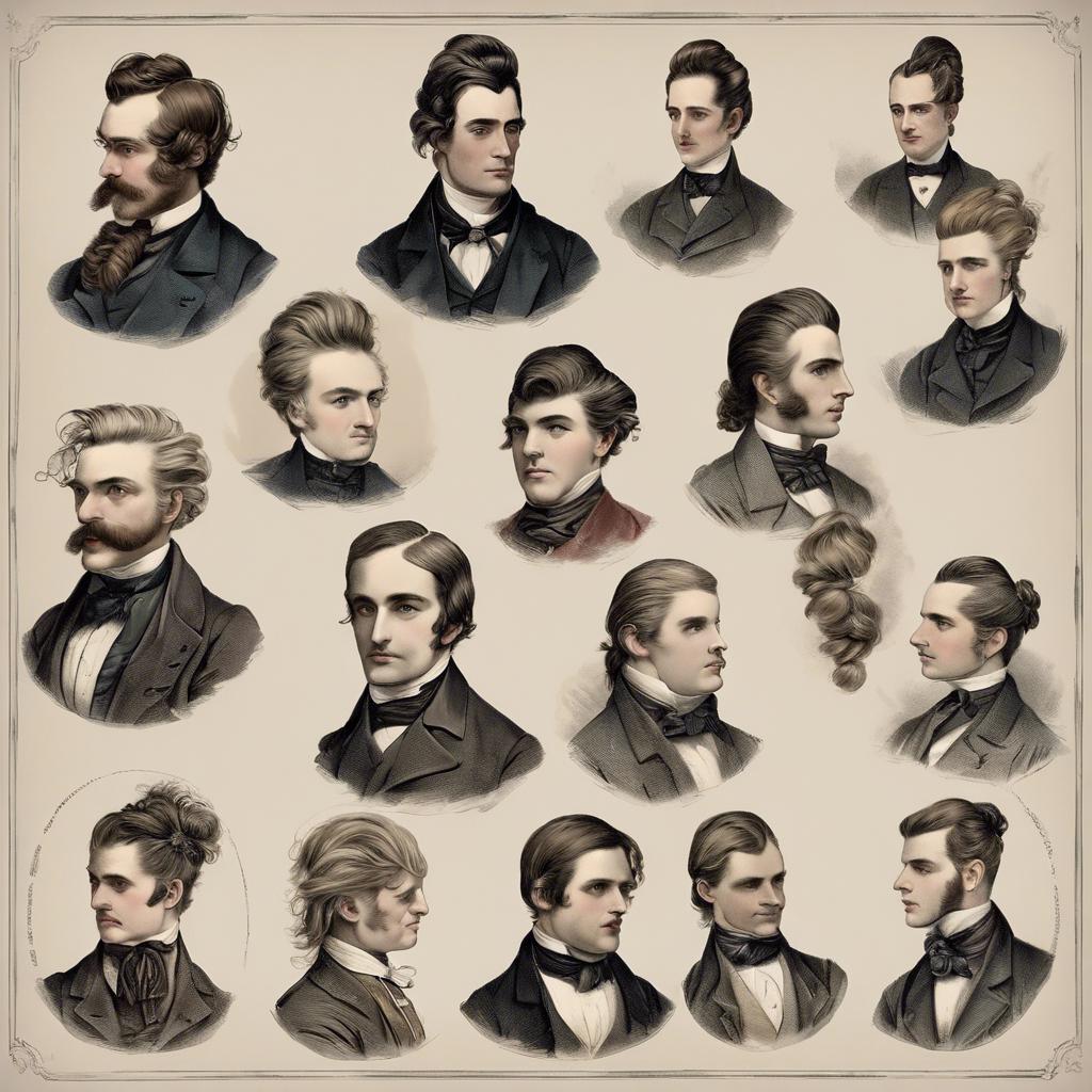 1800s hairstyles male