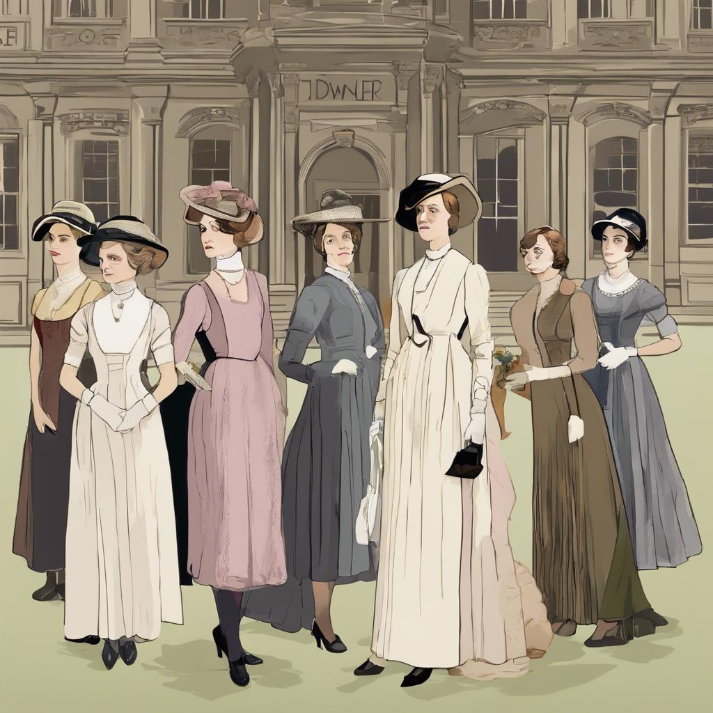 downton abbey daughters