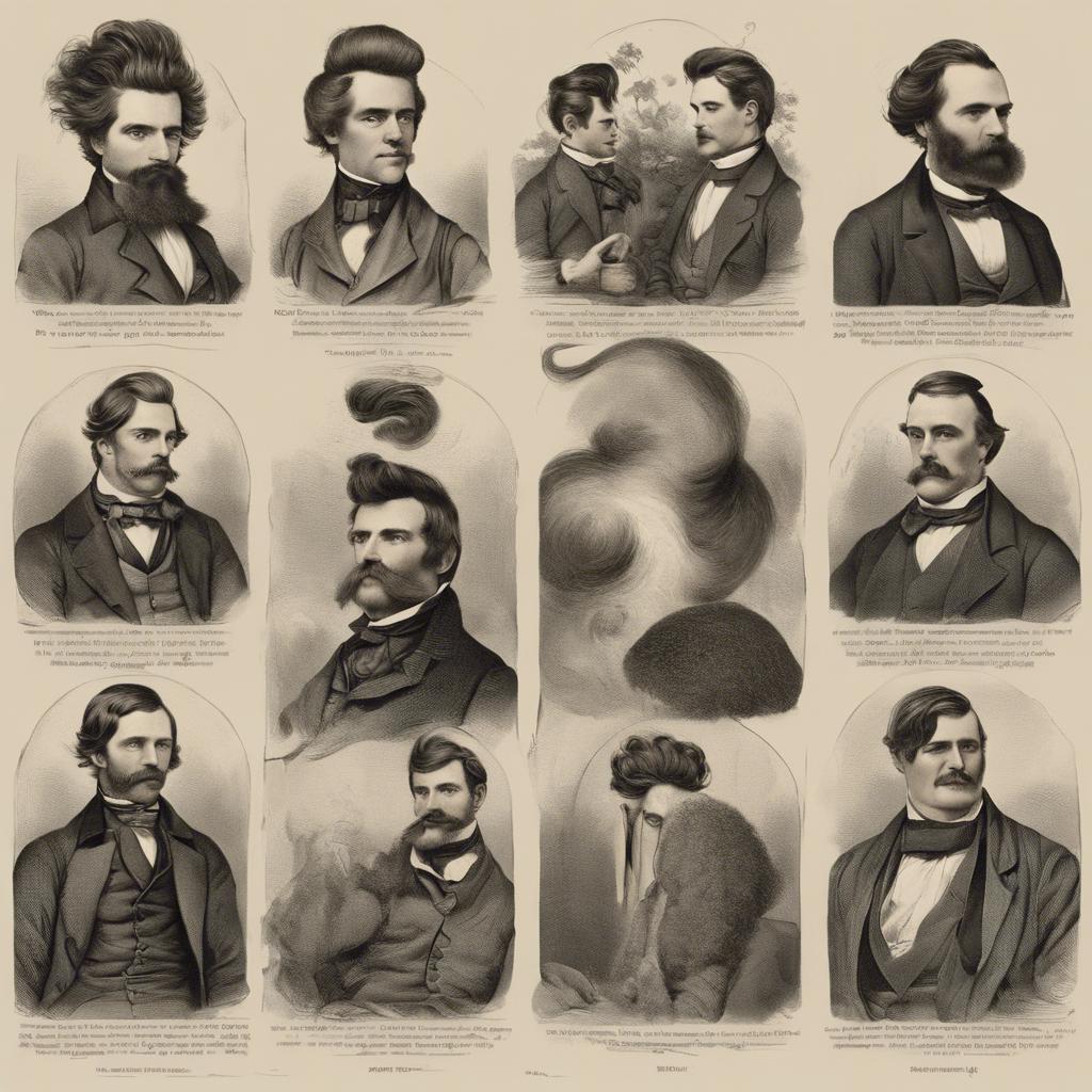 1800s hair men