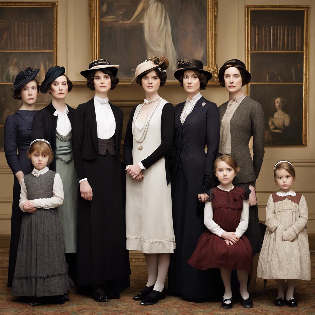 daughters in downton abbey