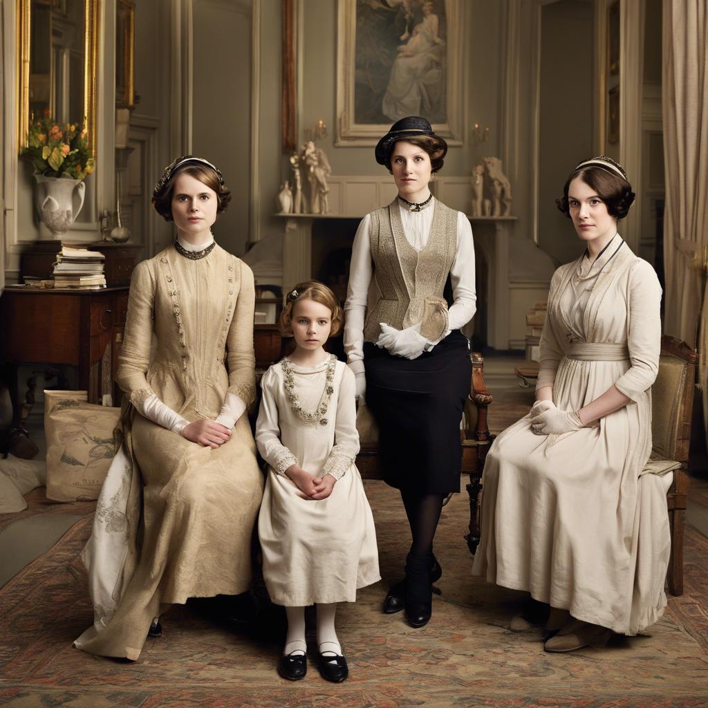 The ‍Elegant Downton ‍Abbey ‌Daughters: Exploring ⁤Their Upbringing and ⁤Role​ in⁣ Society