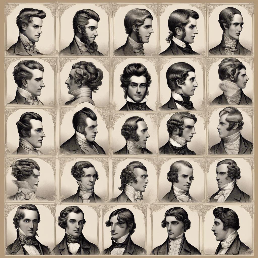 Elegant Mens ‍Hairstyles During the Regency Era